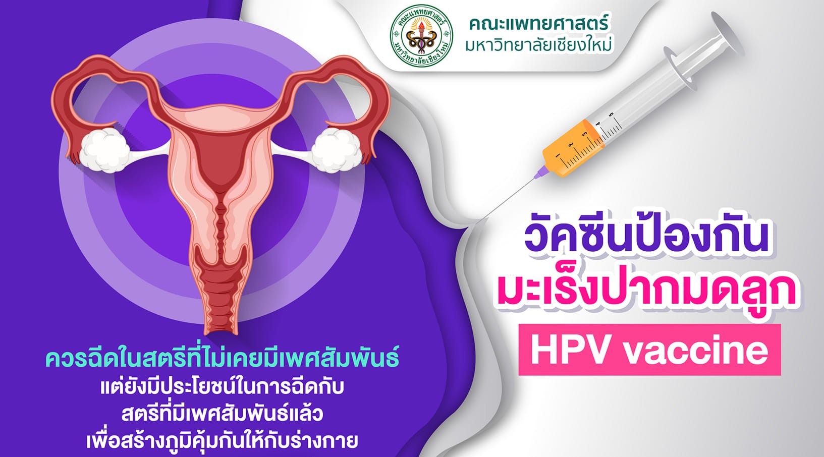 วัคซีนป้องกันมะเร็งปากมดลูก (HPV vaccine)